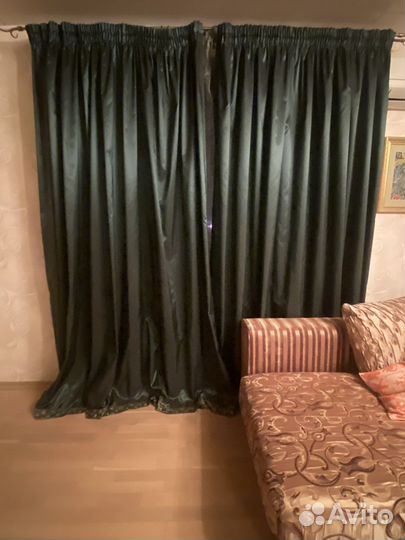 Шторы и тюль комплект на 2 окна