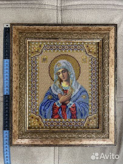 Иконы из бисера ручной работы