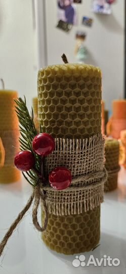 Свеча из натуральной вощины