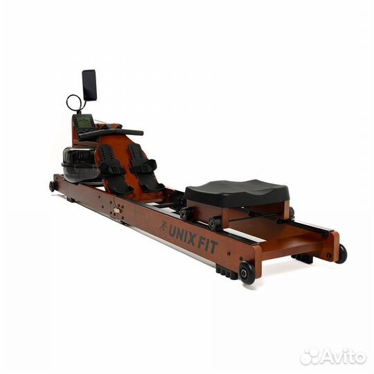 Гребной тренажер unixfit Wood Rower Dark