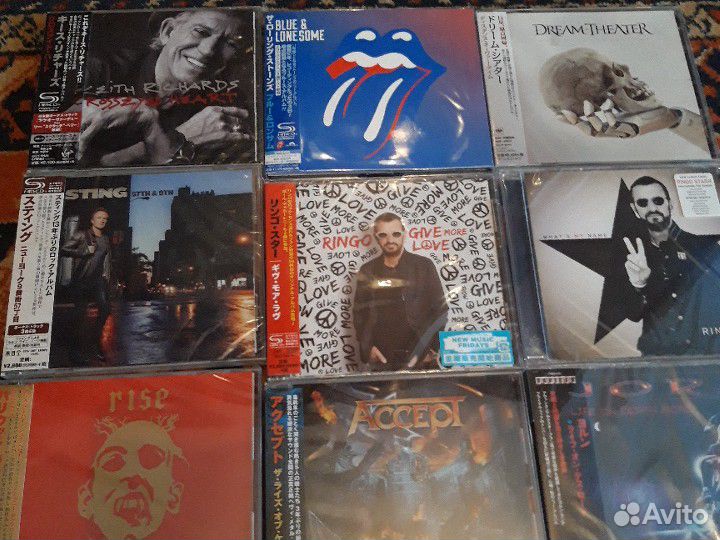 CD Accept, Rolling Stones, Sting, Ringo Starr