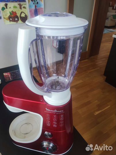 Кухонная машина Moulinex с доп. блендером и тёркой