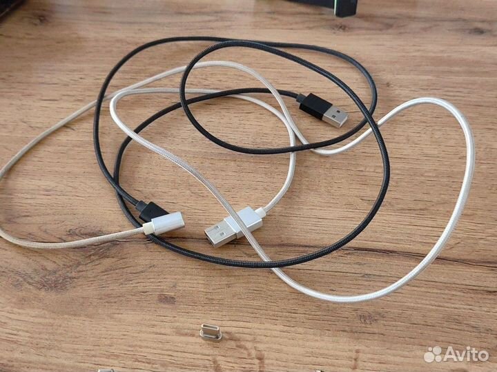 Магнитный кабель type c, micro USB, lightning
