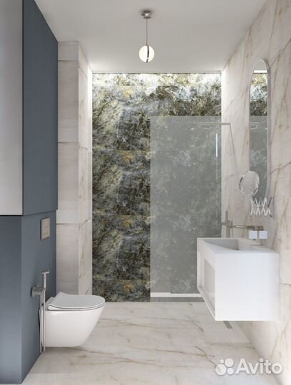 Italon керамогранит кристалл пьюр 160х80 см