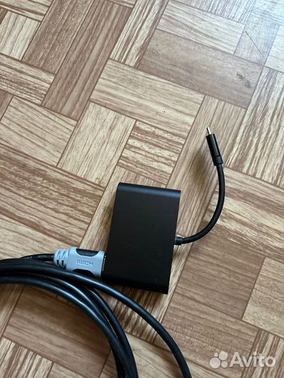 Переходник с type-c на hdmi, vga, mini jack