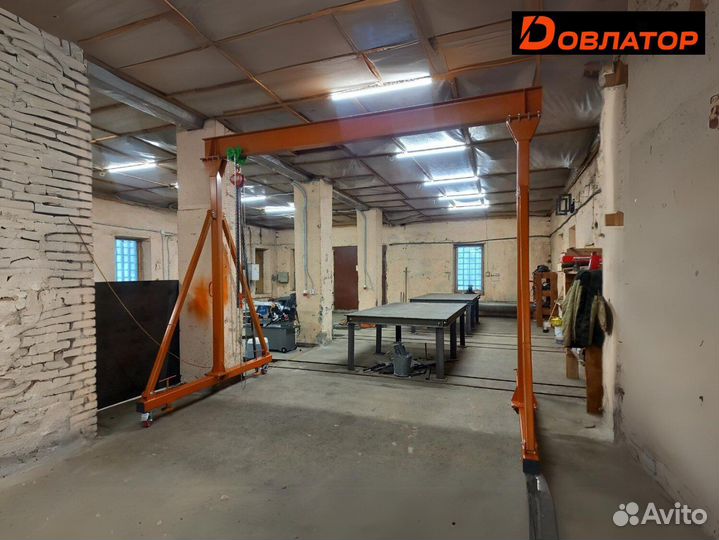 Легкий кран козловой мпу усиленный 2 т