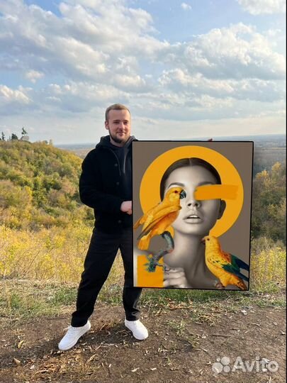 Картина печать на холсте, срок изготовления 1 день