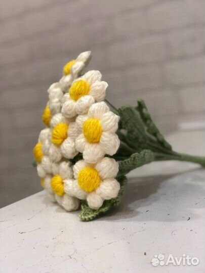 Вязаные букеты