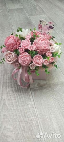 Букет цветов из мыла