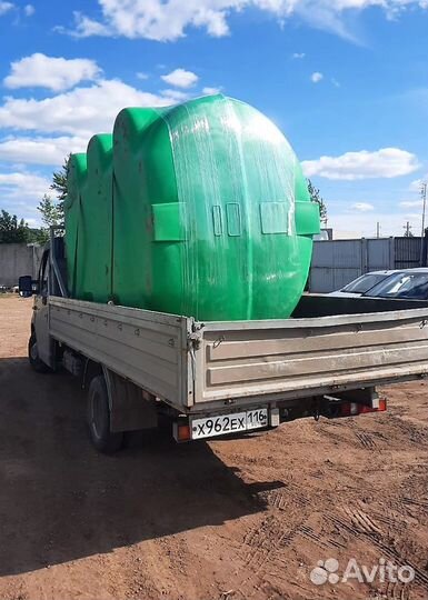 Пластиковый резервуар для воды 5 куб