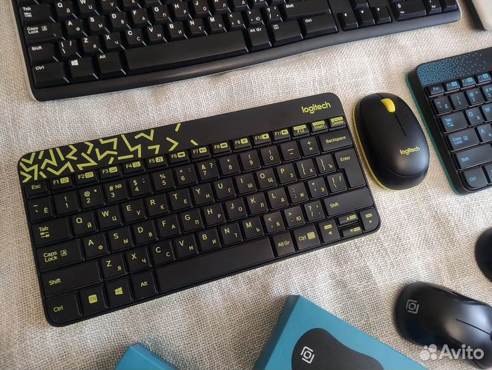 Клавиатуры и мыши Logitech и Microsoft и другие