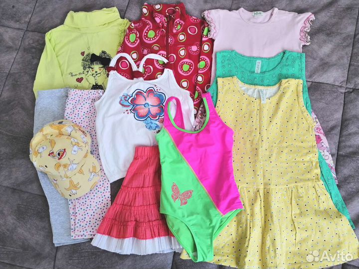 Одежда пакетом для девочки 110-116
