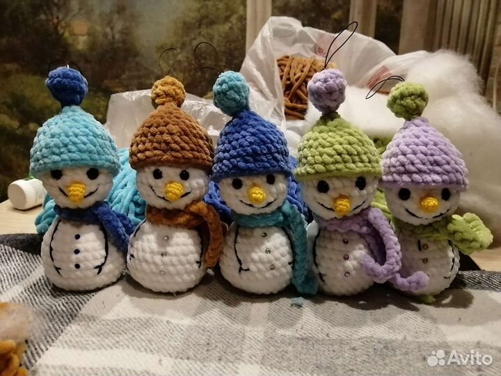 Брелок снеговик