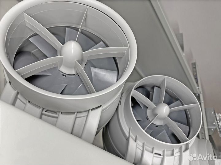 Вентилятор канальный вытяжной, малошумный