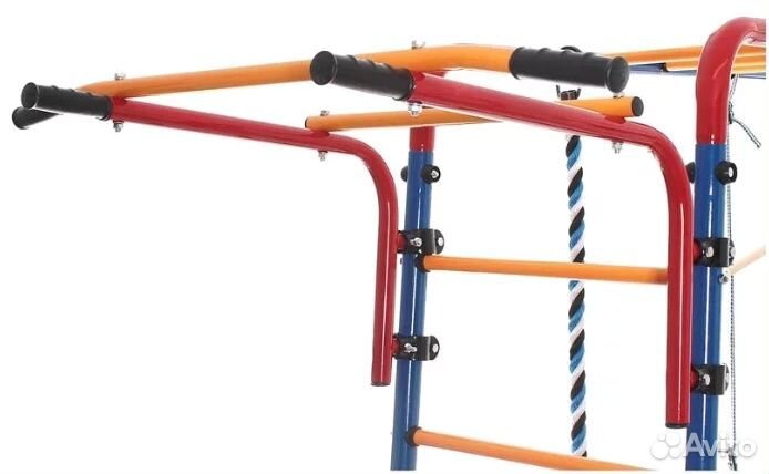 Дск Юный Атлет Уличный-Плюс с 2 качелями и сеткой