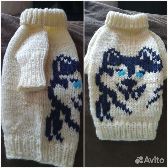 Вязаные вещи для собак и кошек