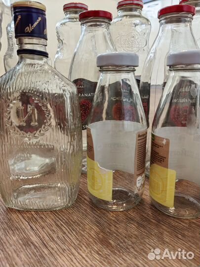 Бутылка стеклянная