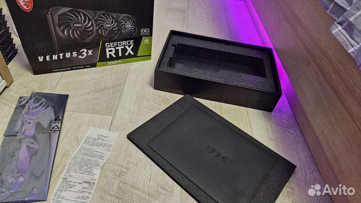 Msi rtx 3060Ti (гарантия днс)