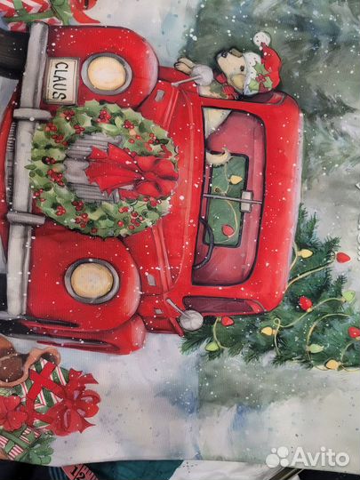 Новогодняя наволочка 4545