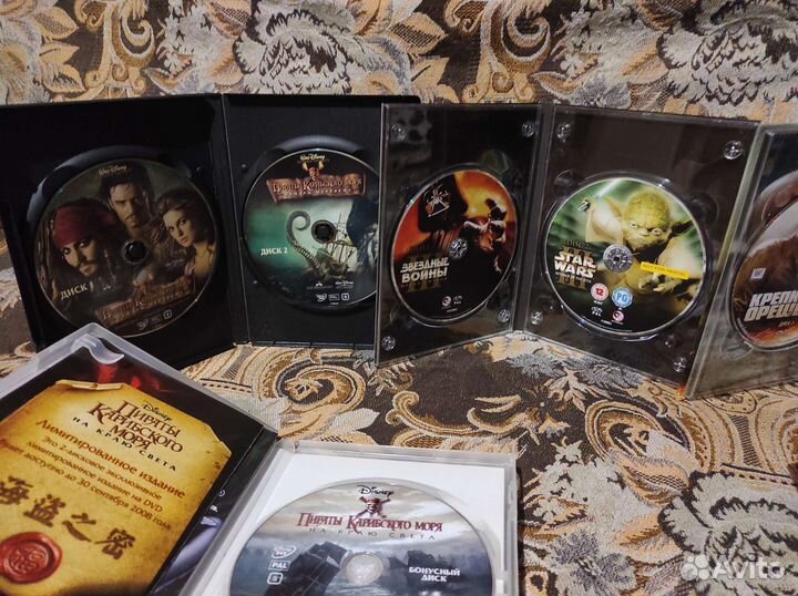 Фильмы 2-х дисковые DVD издания