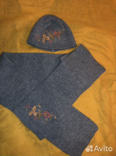 Комплект шапка и шарф