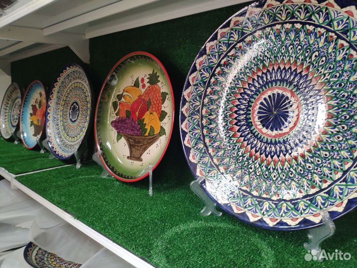 Узбекская посуда, ляганы, косушки