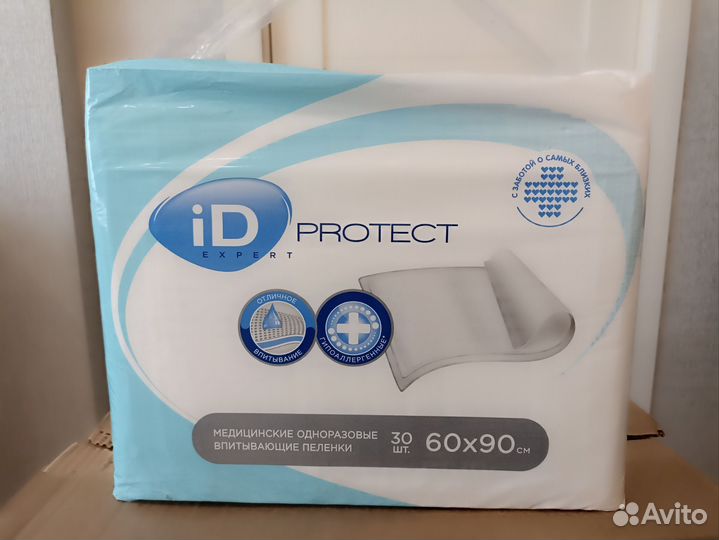 Одноразовые впитывающие пеленки 60х90