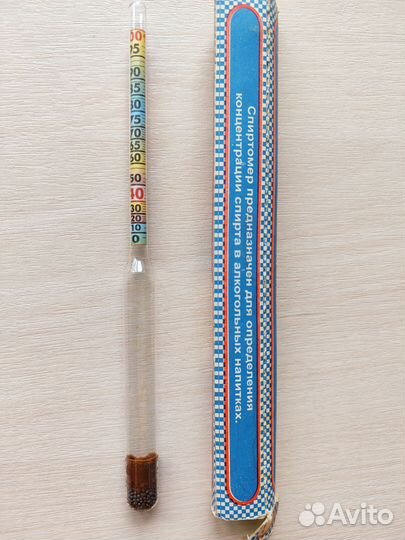 Спиртомер бытовой 0-80 и 20-96 градусов