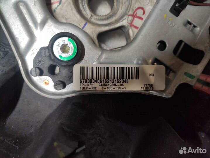 Руль с подогревом бмв Х3 F25 под перетяжку