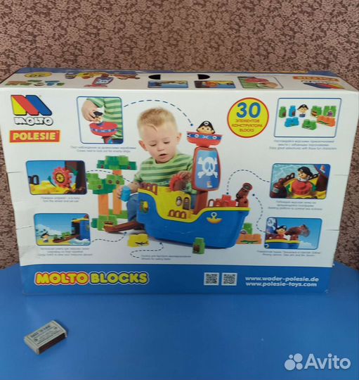 Новый конструктор полесье Lego пиратский корабль