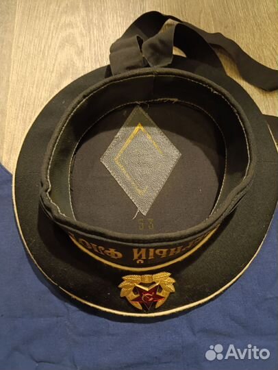 Бескозырка и гюйс СССР северный флот