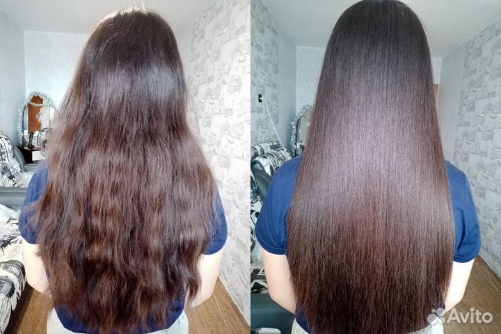 Кератиновое выпрямление, ботокс волос