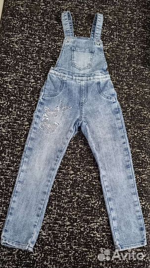 Джинсовый комбинезон 110