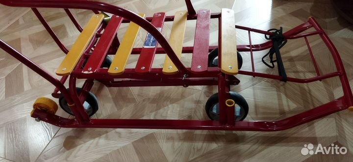 Санки коляска на колесах