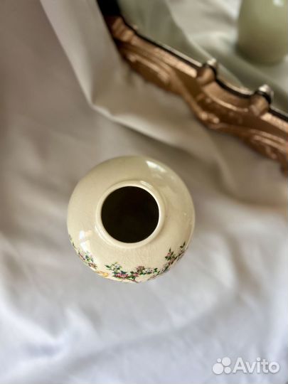 Японская ваза для цветов винтаж кракелюр