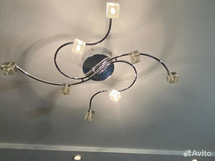 Люстра потолочная бу