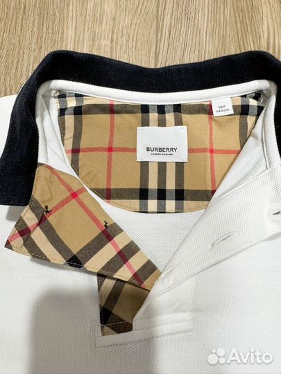Burberry поло на мальчика оригинал