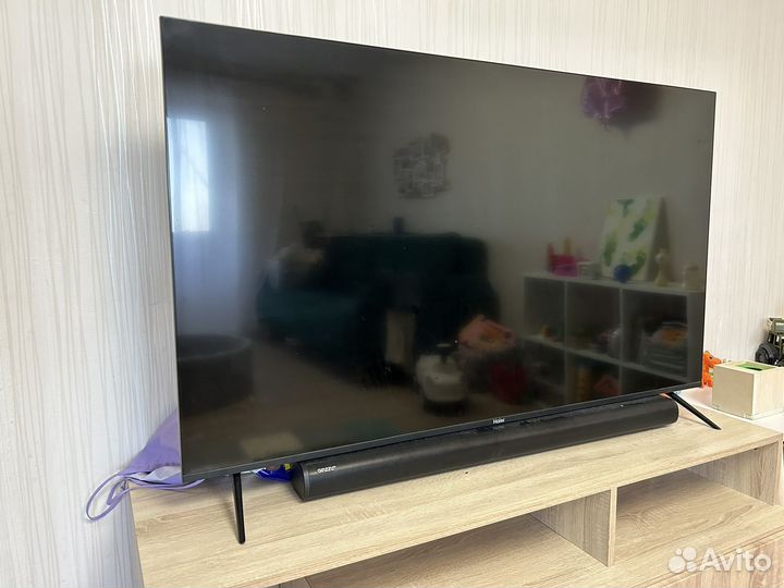 Телевизор haier + саунд бар
