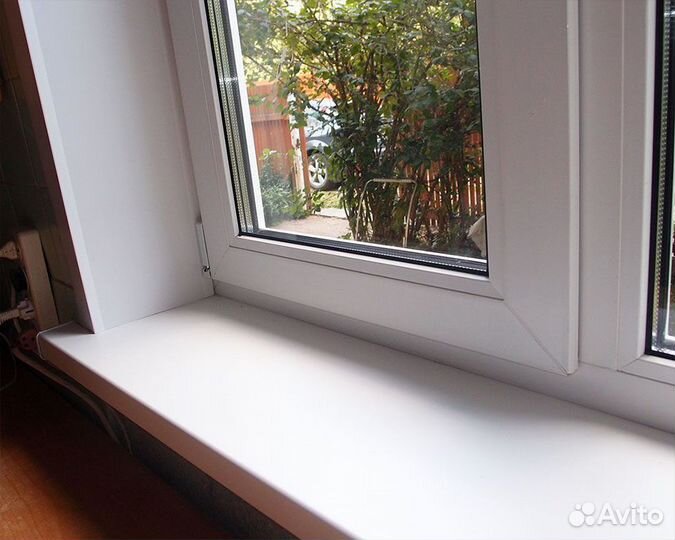 Отделка окон подоконники откосы пороги отливы