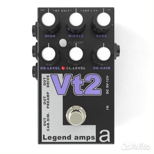 AMT Vt-2 Legend Amps Двухканальный гитарный преамп