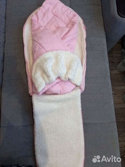 Зимний Конверт на выписку + одеяло