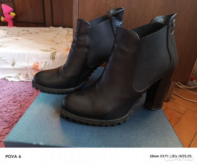 Ботильоны натуральная кожа 38