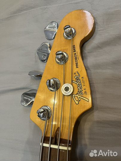 Баc гитара. Fender Elite ll Precision’84 Black R