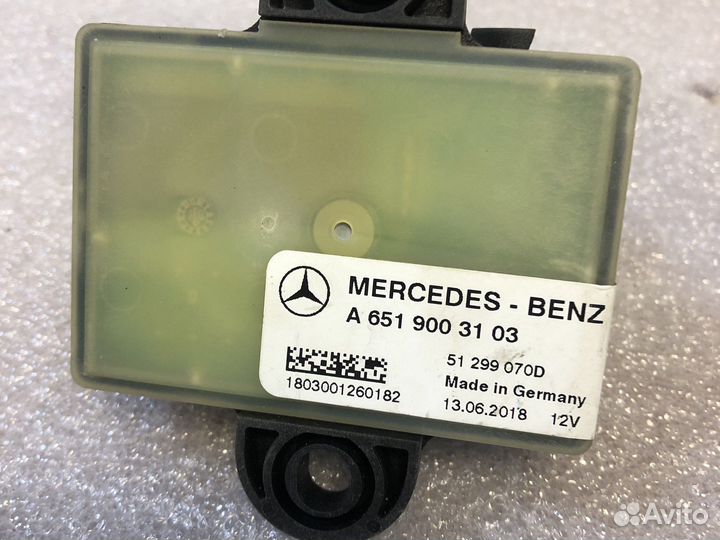 Реле накала свечей Mercedes Benz