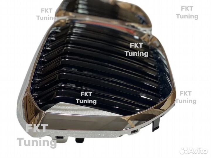 Решетка радиатора для BMW X5 G05, М стиль, хром