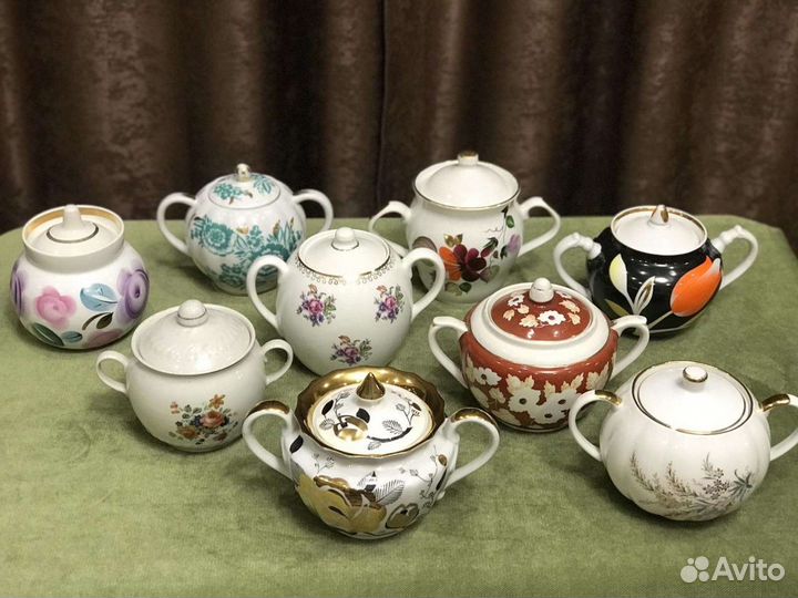 Сахарницы,советский фарфор