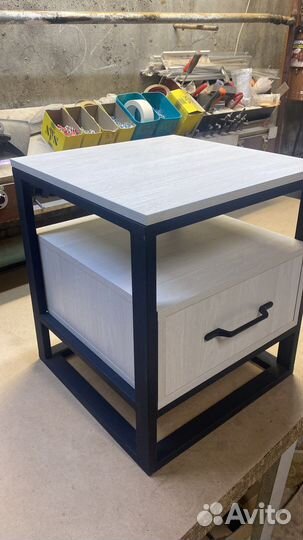 Тумба прикроватная в стиле лофт