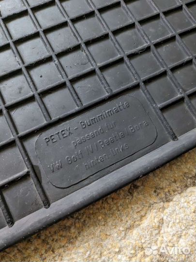 Коврики Golf 4 оригинальные задние