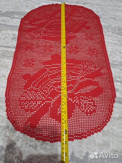 Салфетка интерьерная вязаная