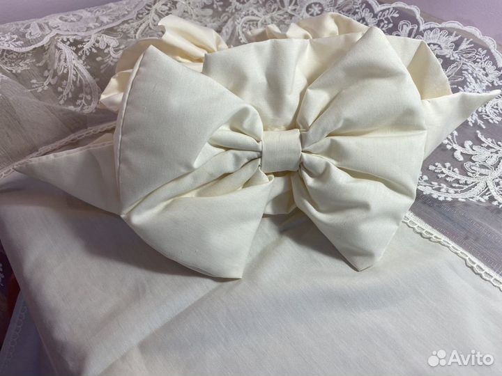 Уголок для новорожденного + бант